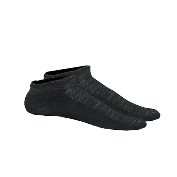 Boody Men's Cushioned Ankle Socks 6-11 Black – La Vida Vegan